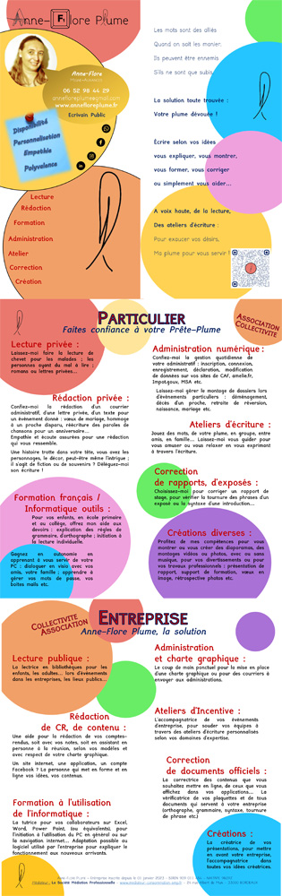 Flyer de présentation