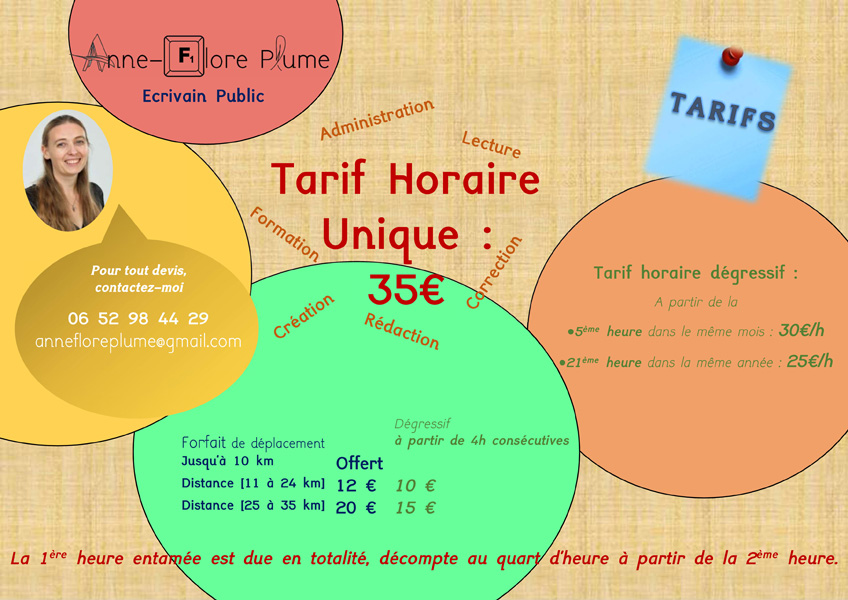 Tarif unique pour les particuliers